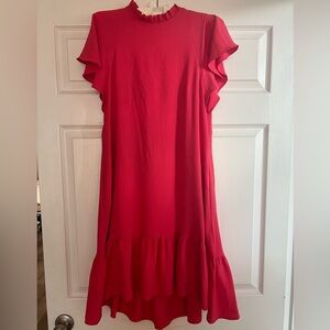Flutter sleeve dress